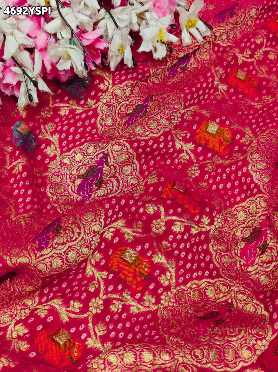 KcPc Premium Georgette Kalamkari Festive Wear SareesTUF
