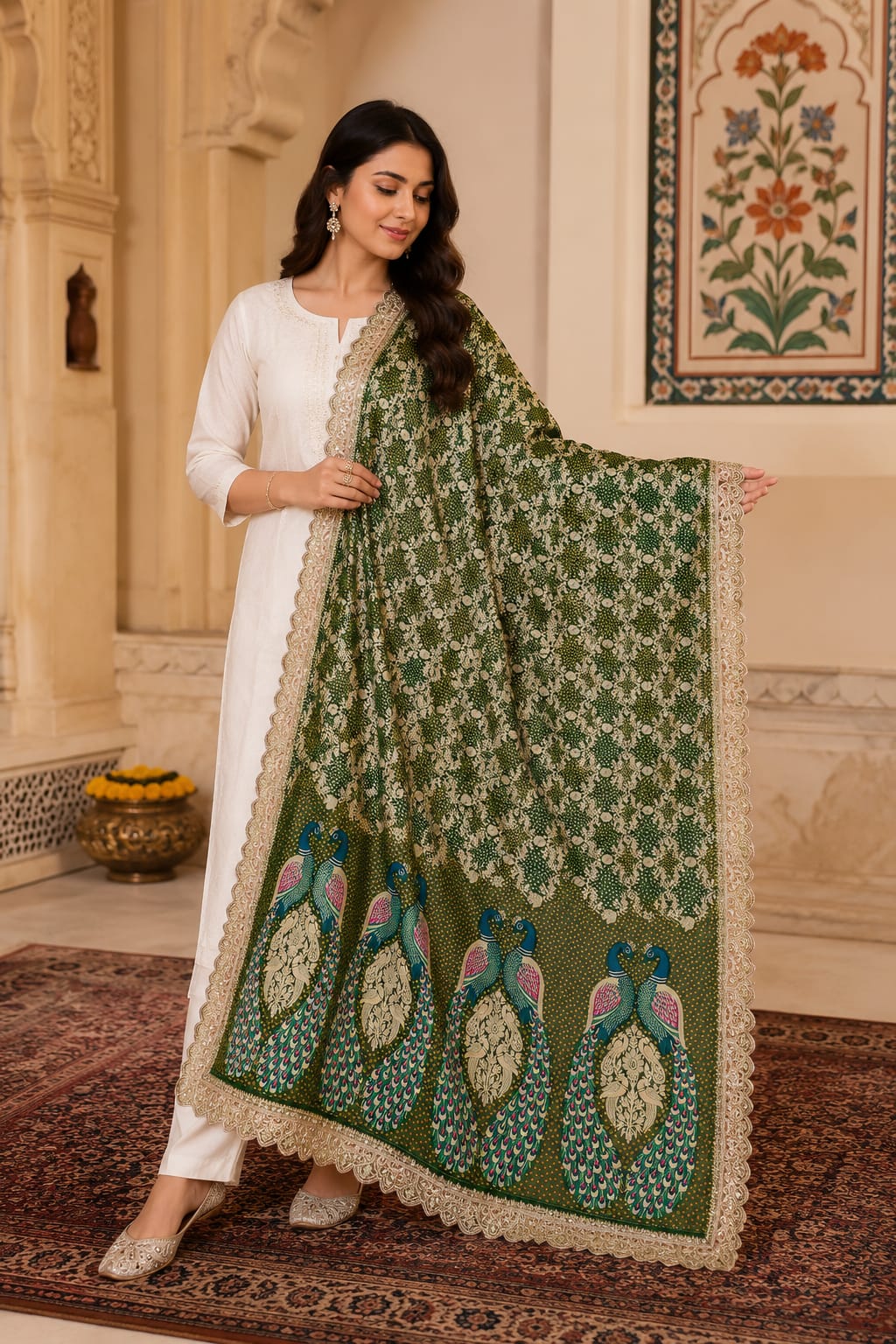KcPc Premium Khaddi Georgette Banarasi DupattaTUF
