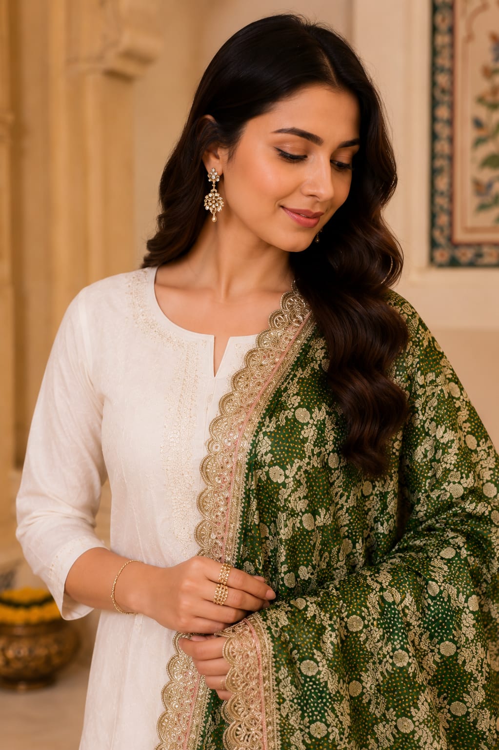 KcPc Premium Khaddi Georgette Banarasi DupattaTUF