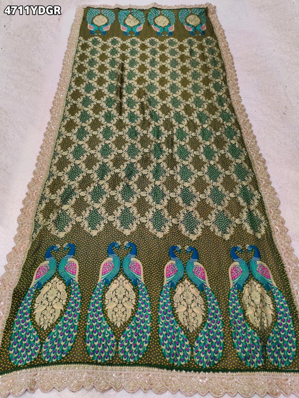 KcPc Premium Khaddi Georgette Banarasi DupattaTUF