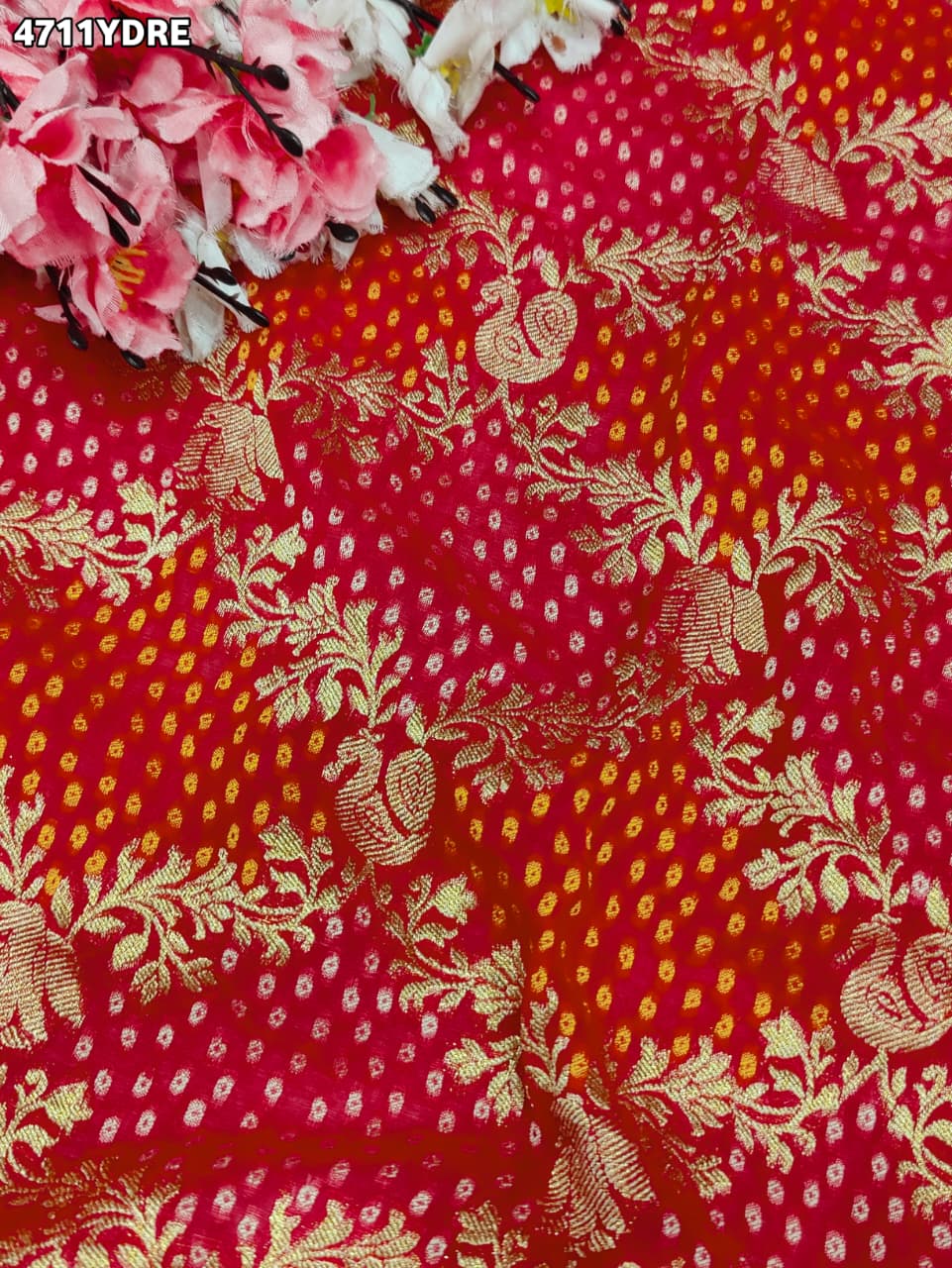 KcPc Designer Banarasi Style Dupatta with Heavy EmbroideryTUF