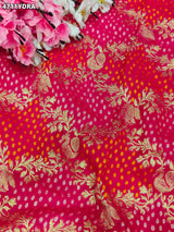 KcPc Traditional Banarasi Dupatta with Rich Bandhani EmbroideryTUF