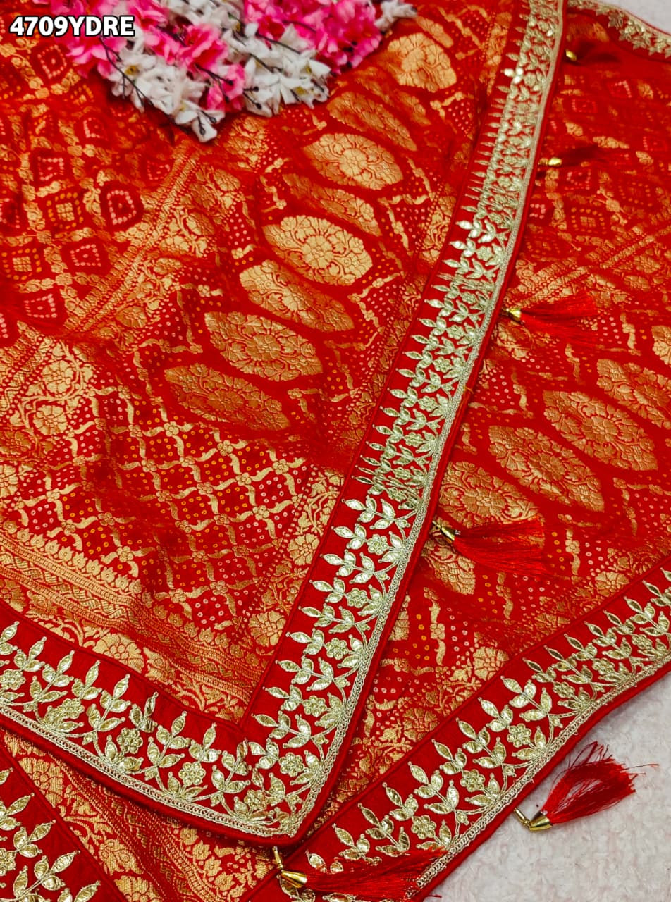 KcPc Royal Khaddi Georgette Embroidered Banarasi DupattaSAS