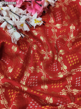 KcPc Premium Khaddi Georgette Dupatta with Heavy EmbroiderySAS