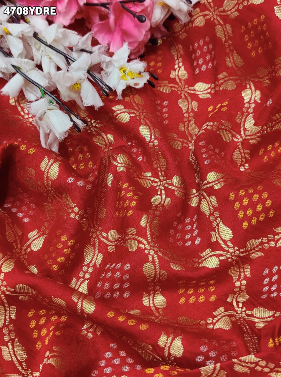 KcPc Premium Khaddi Georgette Dupatta with Heavy EmbroiderySAS
