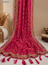 KcPc Premium Ethnic Khaddi Georgette Banarasi Style Dupatta SAS
