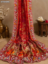 KcPc New Khaddi Georgette kalamkari Style Wth Embroidery Work DupattaTUF