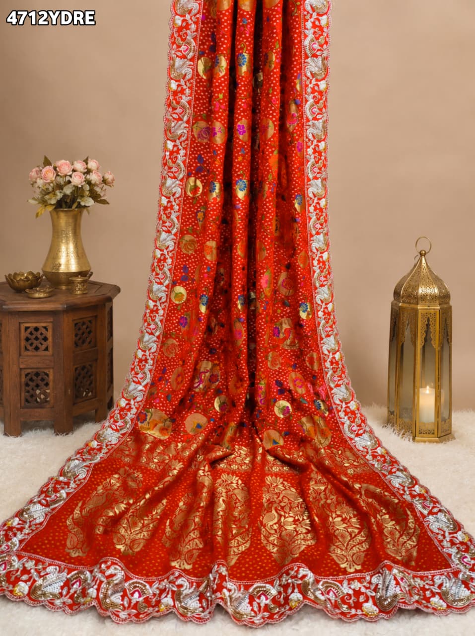 KcPc Khaddi Georgette Meenakari Style Wth Embroidery Work DupattaTUF