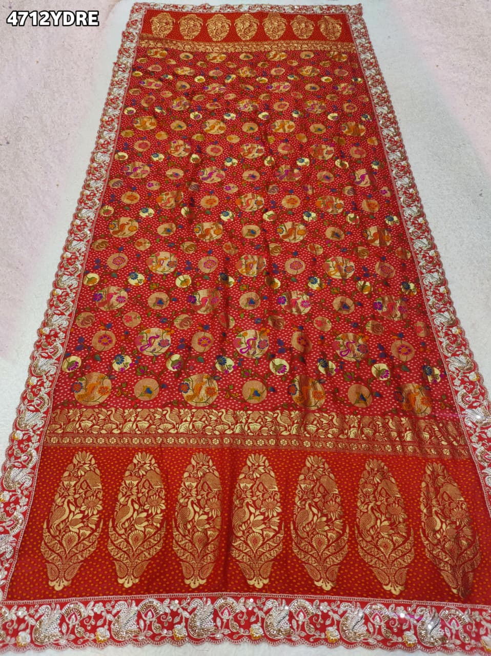KcPc Khaddi Georgette Meenakari Style Wth Embroidery Work DupattaTUF