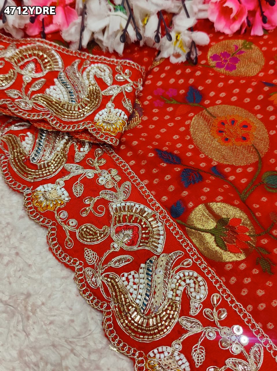 KcPc Khaddi Georgette Meenakari Style Wth Embroidery Work DupattaTUF