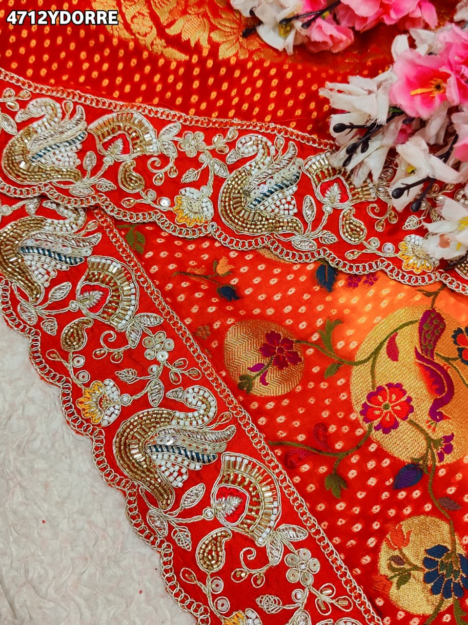 KcPc New Khaddi Georgette Meenakari Style Wth Embroidery Work DupattaTUF