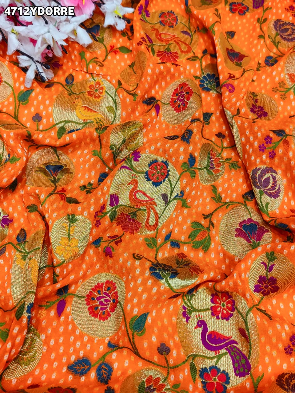 KcPc New Khaddi Georgette Meenakari Style Wth Embroidery Work DupattaTUF