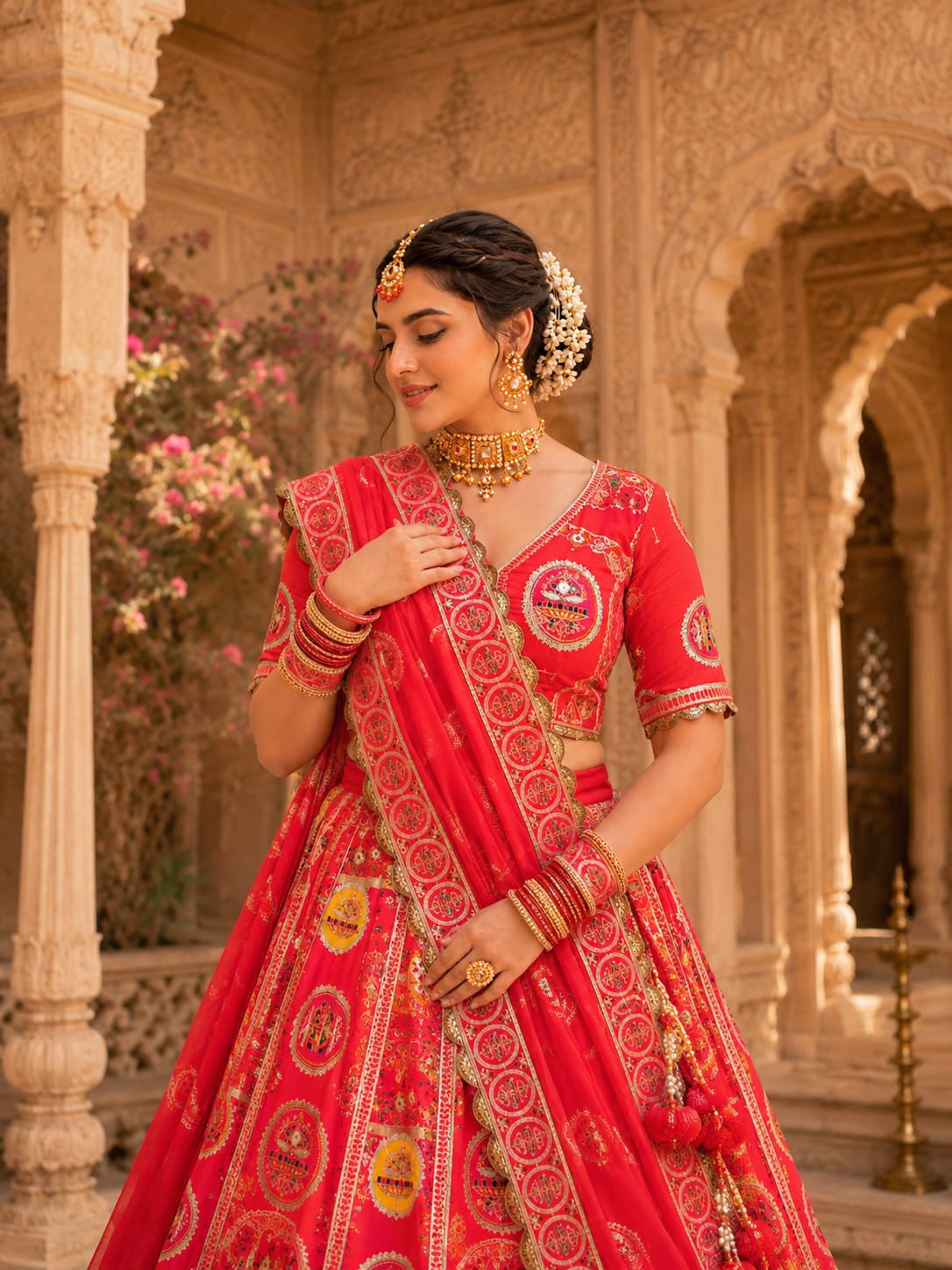 KcPc Premium Festive Wear Crepe Silk Lehengas