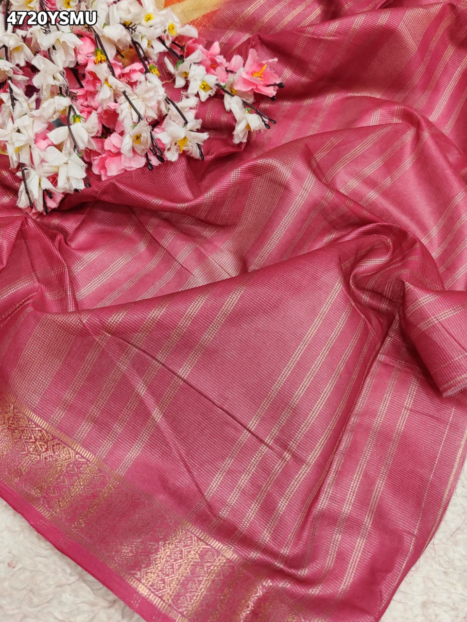 KcPc Premium Tissue Banarasi Festive Wear SareesGAN