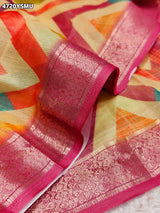 KcPc Premium Tissue Banarasi Festive Wear SareesGAN