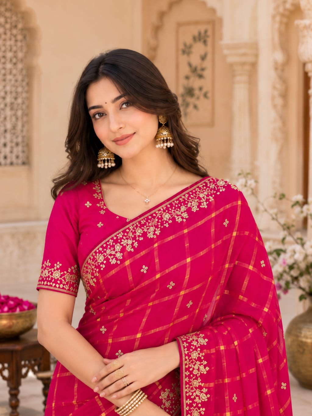 KcPc Premium Georgette Traditional Festive Wear SareesKGN