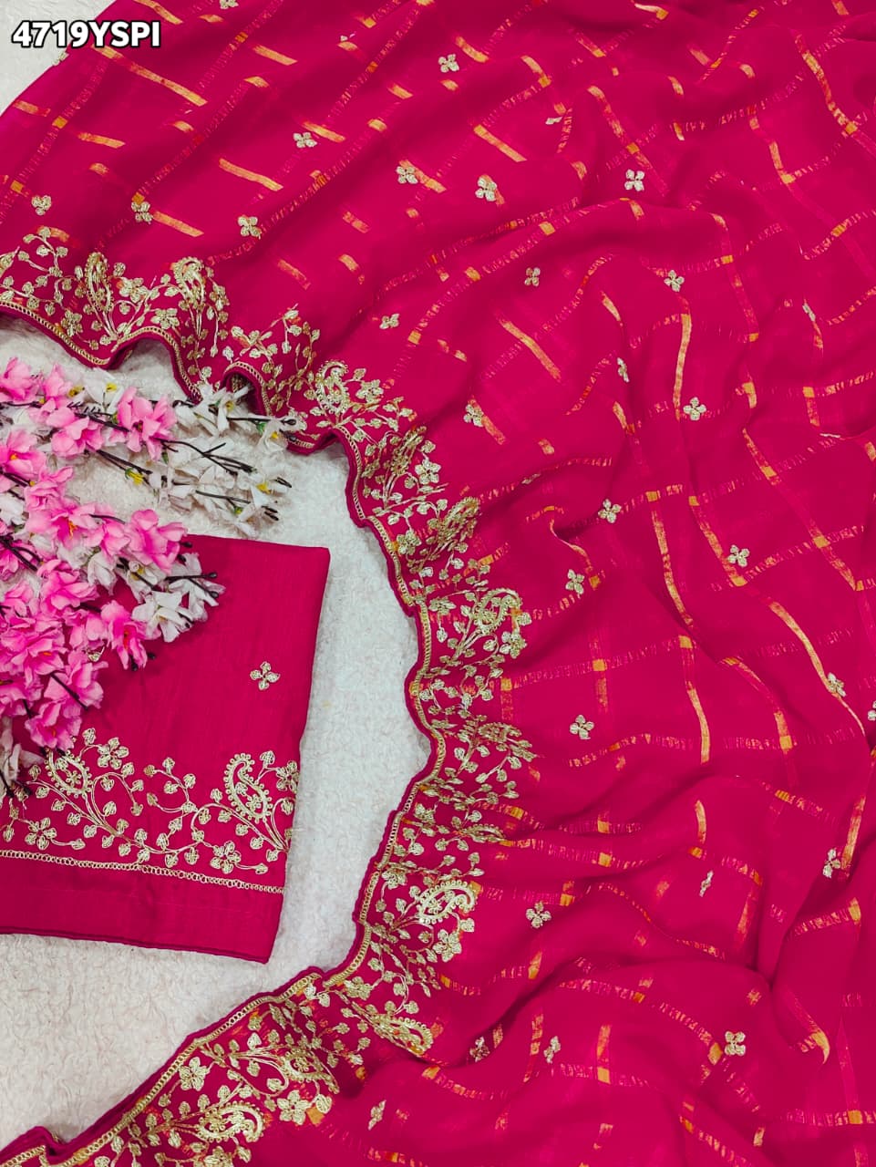 KcPc Premium Georgette Traditional Festive Wear SareesKGN