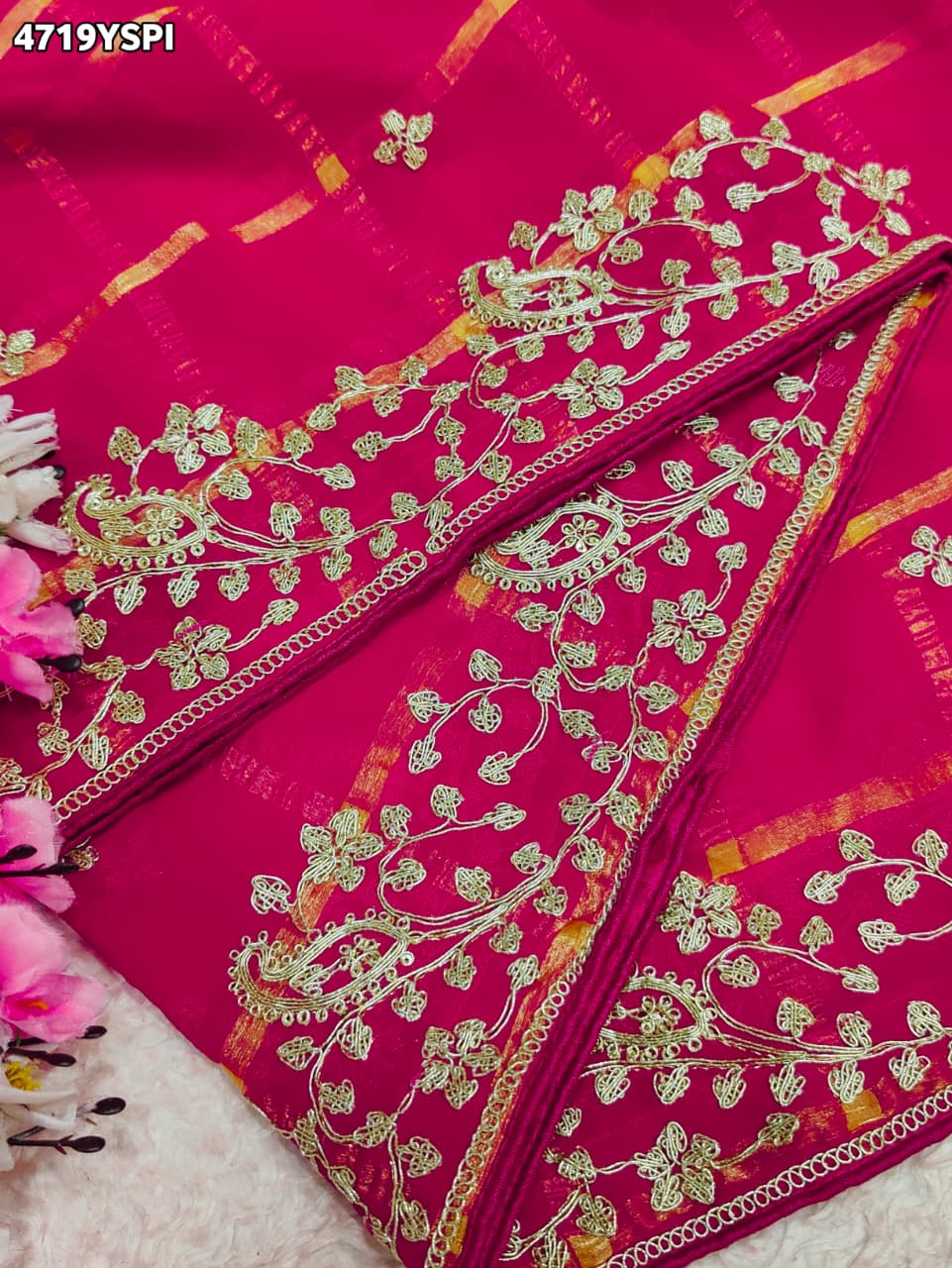 KcPc Premium Georgette Traditional Festive Wear SareesKGN