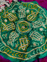 KcPcRoyal Gaji Silk Saree with Gota Patti WorkAMT