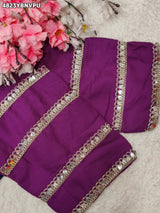KcPc Traditional Cotton Silk Mirror Work BlousePRD