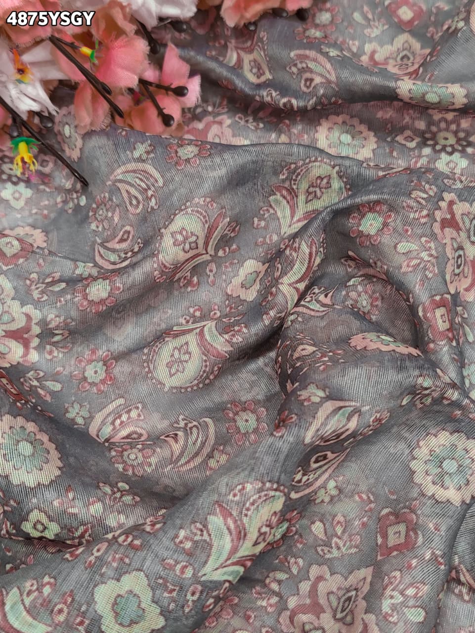 KcPc Premium Printed Cotton Silk Saree Collection for Women STL