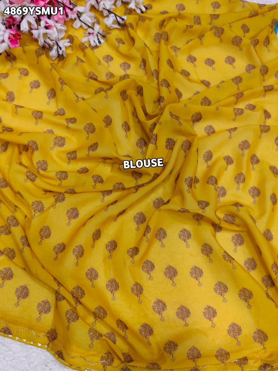 KcPc Designer Georgette Kalamkari Printed Office Wear SareeGAN
