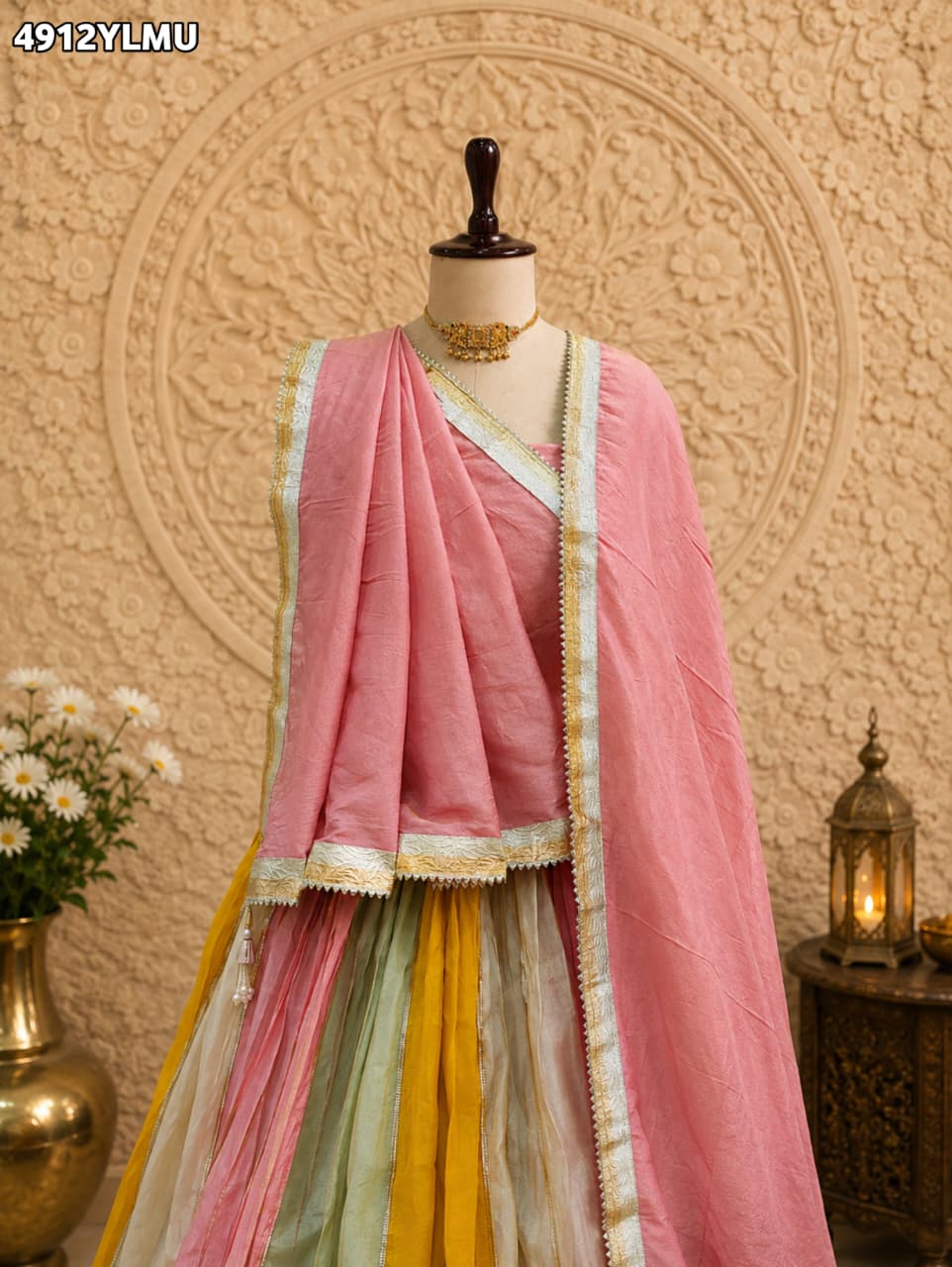 KcPc Upada Silk Designer Lehenga with Gota Work GOURI