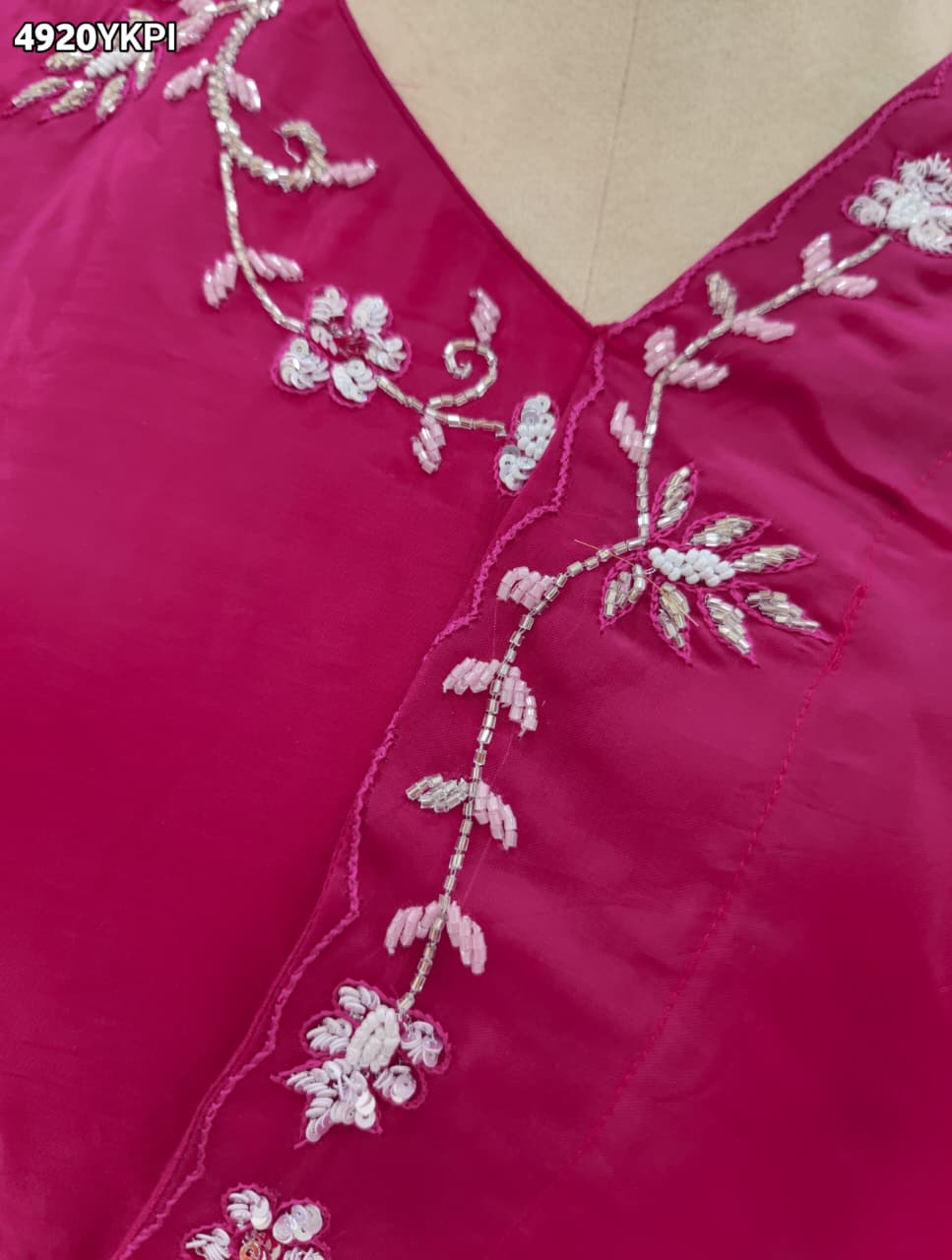 KcPc Chinon Silk Indo Western Lehenga with Cutdana WorkMLML