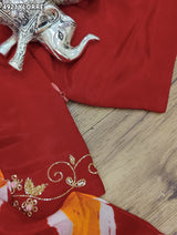 KcPc Chinon Silk Indo Western Lehenga with Cutdana WorkMLML
