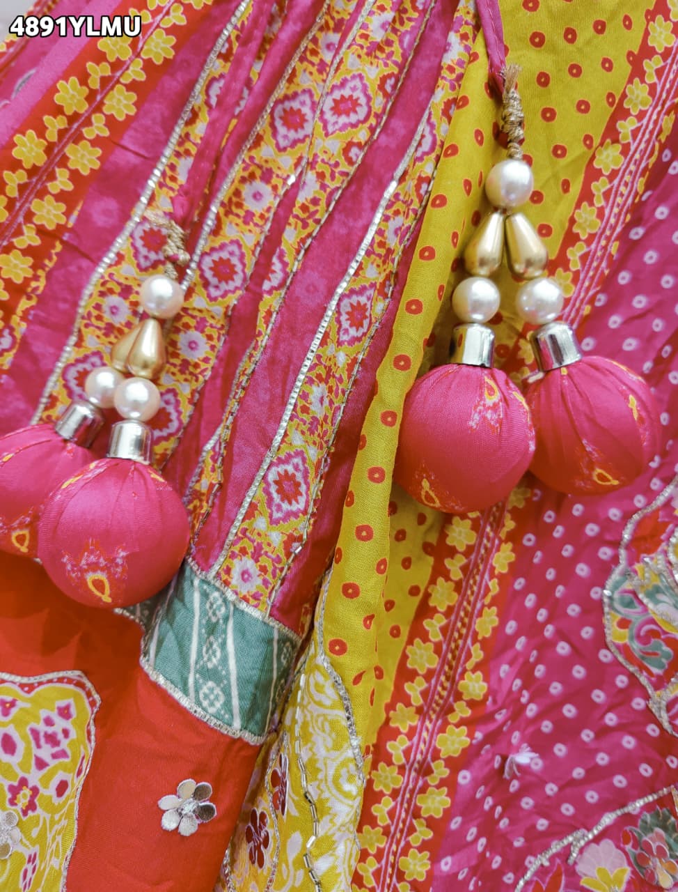 KcPc Beautiful Crepe Silk Printed Lehenga for Festive Wear BHUTA