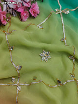 KcPc Georgette Saree with Traditional Style & Gotapatti Work MHS