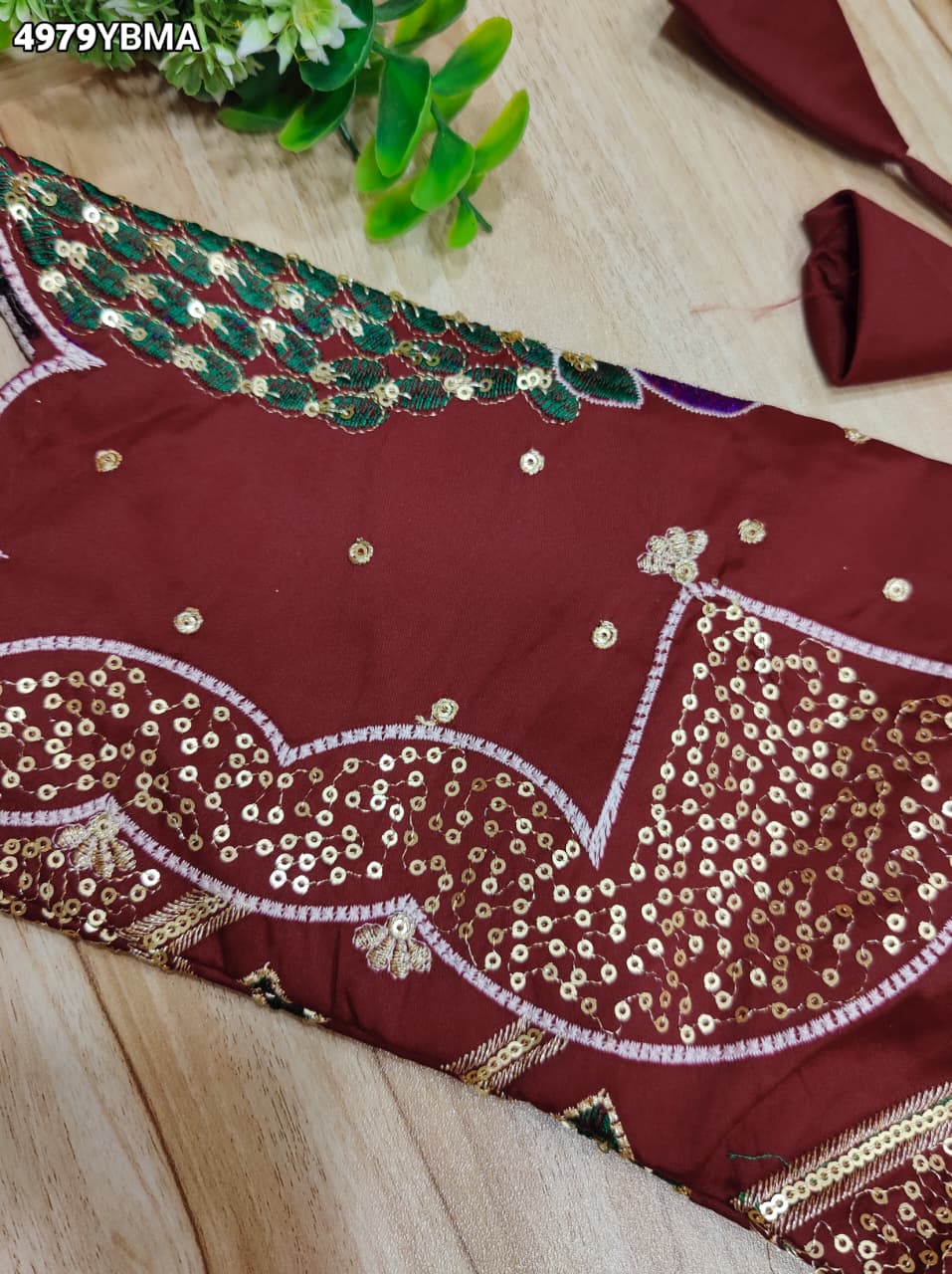 KcPc Designer Cotton Silk Ready To Wear Blouse with Tari WorkPRD