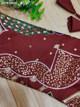 KcPc Designer Cotton Silk Ready To Wear Blouse with Tari WorkPRD