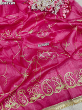 KcPc Designer Georgette Leheriya Saree with Gota WorkAFN