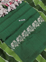 KcPc Beautiful Georgette Leheriya Style Saree with Peturn Work SWA