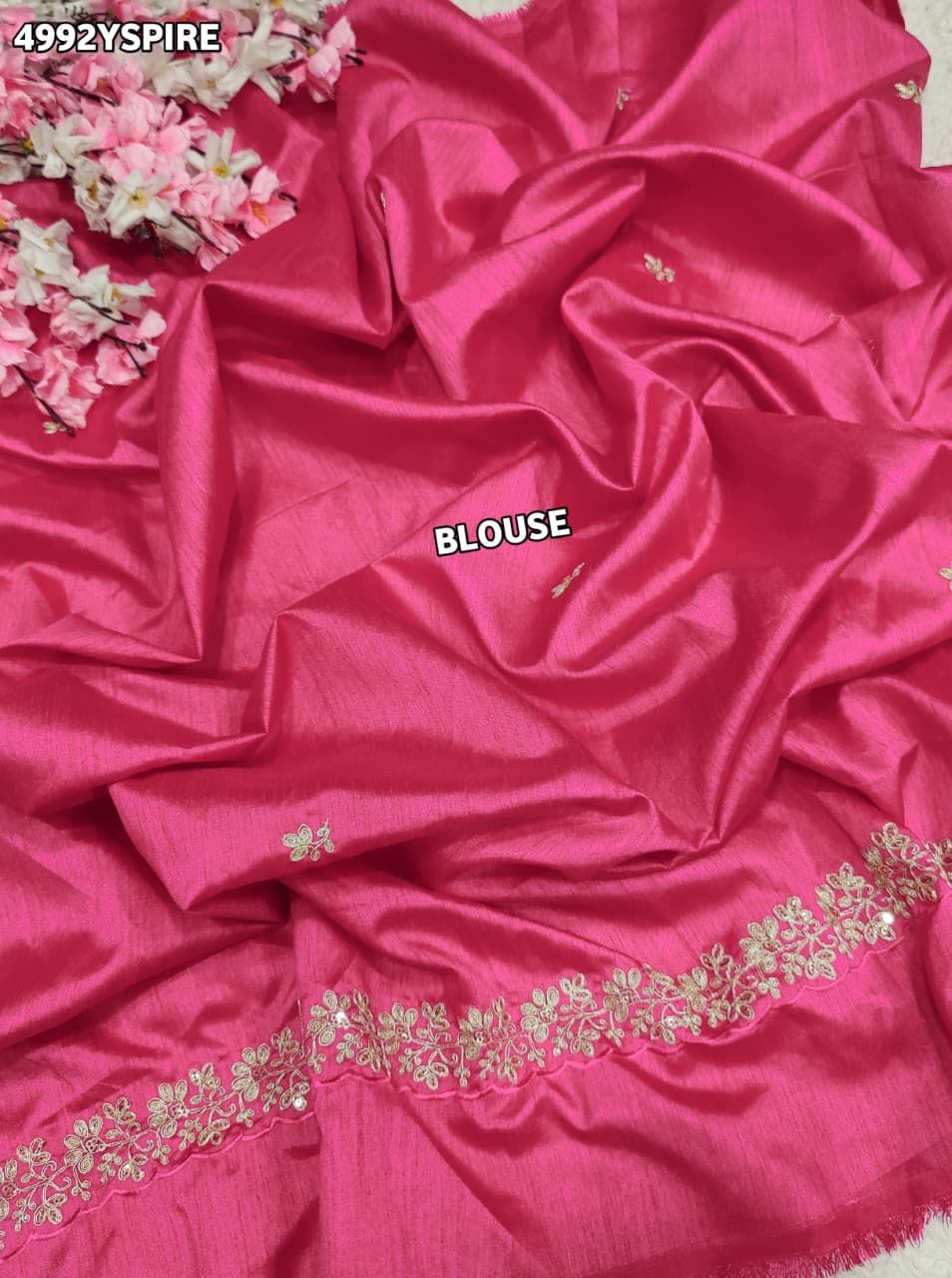 KcPc Designer Georgette Leheriya Saree with Peturn Work SWA