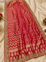 KcPc Georgette Banarasi Style Dupatta with Heavy Embroidery Work