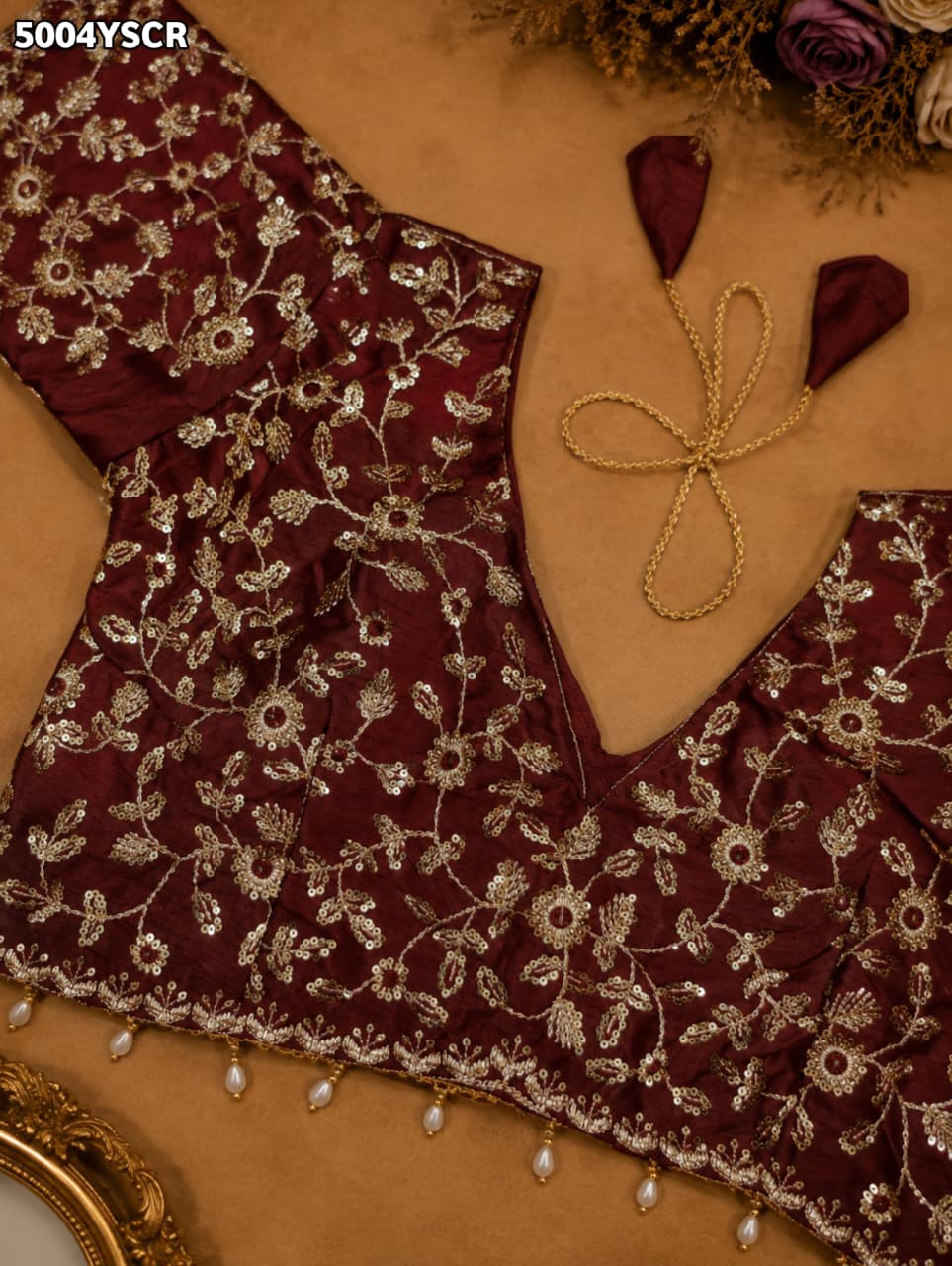 KcPc Tissue Silk Designer Saree with Beautiful Tari Embroidery WorkHM