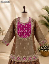 KcPc Elegant HO Silk Ready-to-Wear Lehenga with Zardosi Embroidery