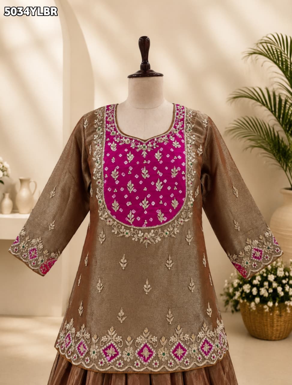 KcPc Elegant HO Silk Ready-to-Wear Lehenga with Zardosi Embroidery