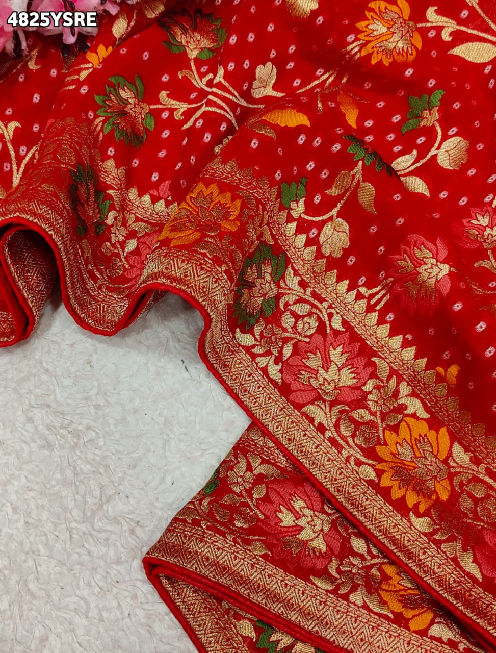 KcPc Banarasi Style Georgette Saree with Zari Weaving Festive Wear SareeVKFH