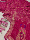KcPc Traditional Banarasi Style Georgette Saree with Beautiful Zari WeavingVKFH
