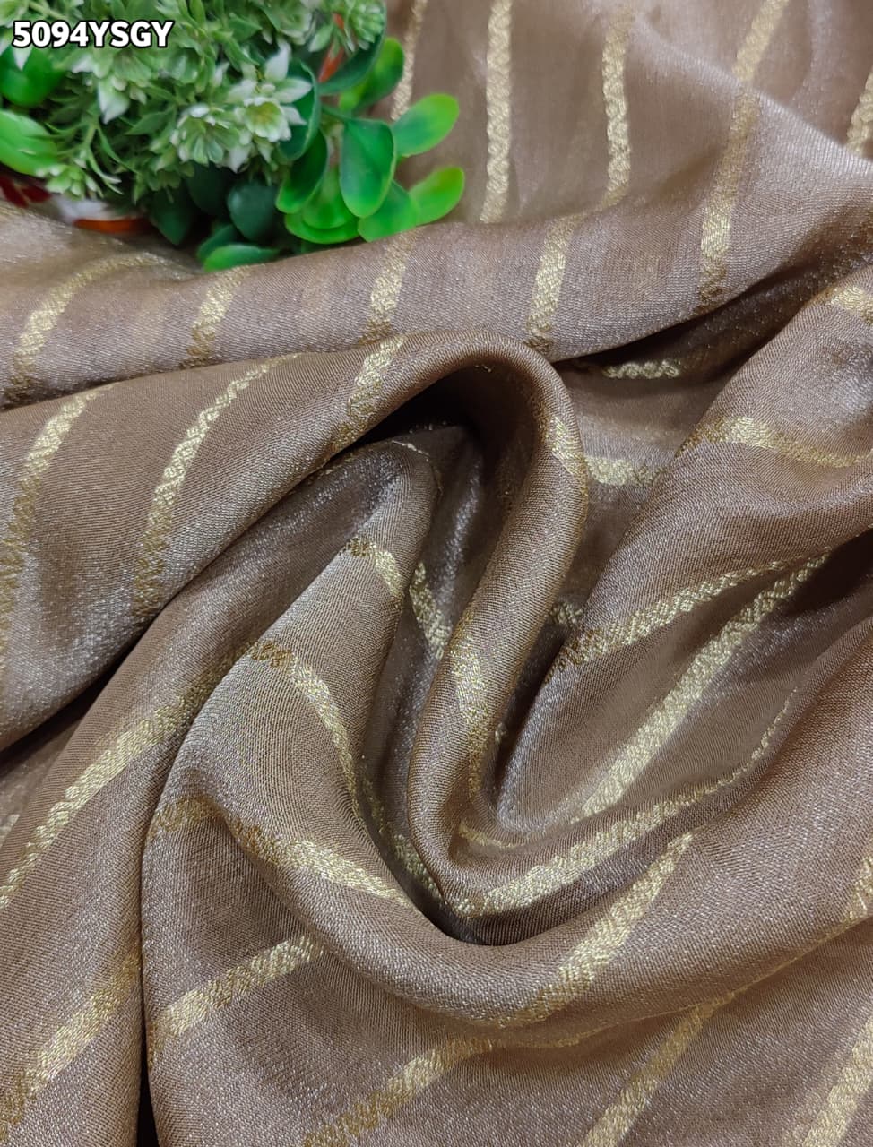 KcPc Designer Tissue Silk Saree with Heavy Embroidery WorkHSE