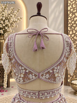 KcPc Party Wear Designer Tissue Silk Lehenga with Embroidery Work