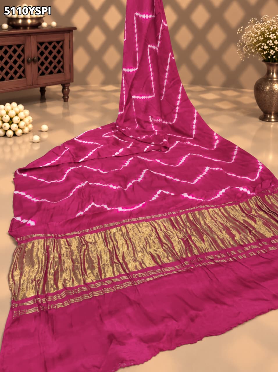 KcPc Beautiful Designer Modal Silk Saree with Blouse