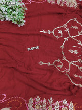 KcPc Gaji Silk Bandhani Style Gotapatti Work Festive Wear Saree