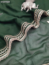 KcPc Designer Georgette Saree with Traditional Gotapatti Work for Festive Wear