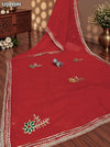 KcPc Traditional Style Georgette Saree Adorned with Gotapatti Work for Special Occasions