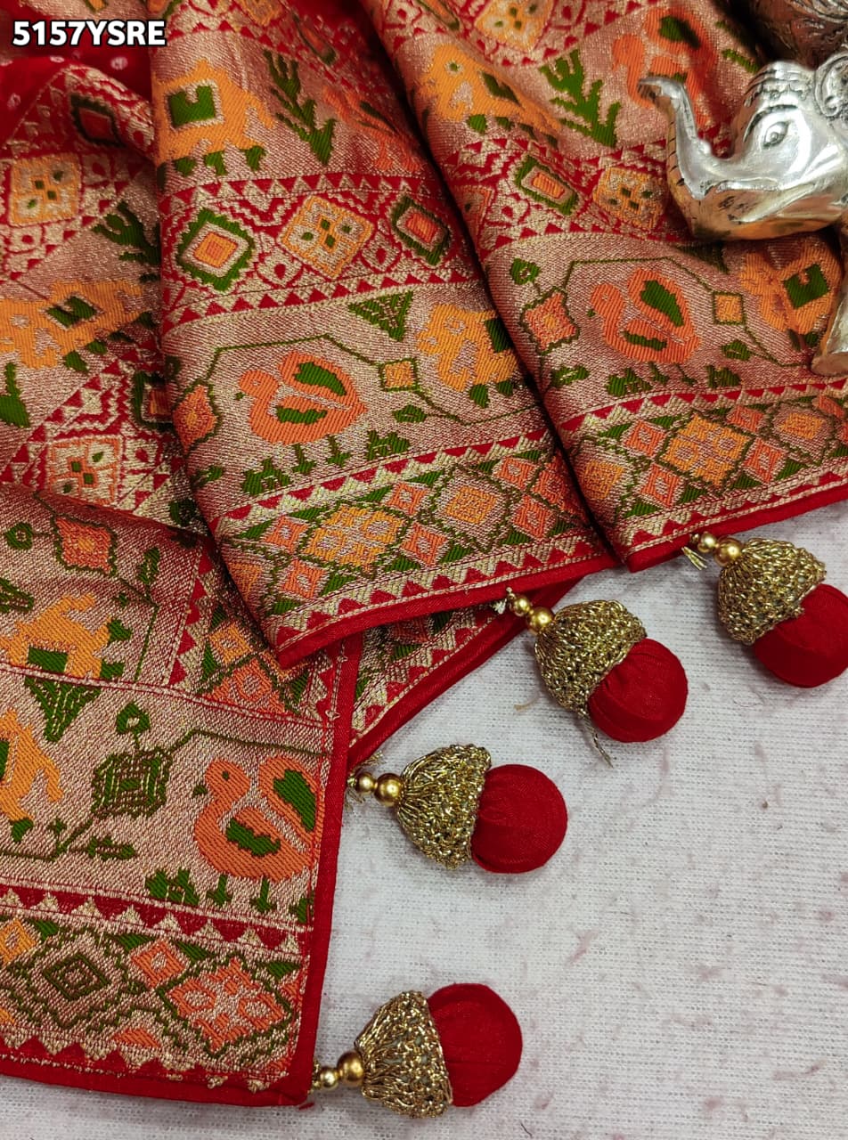 KcPc Georgette Banarasi Style Saree with Zari Weaving for Festive Wear