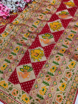 KcPc Georgette Banarasi Style Saree with Zari Weaving for Festive Wear
